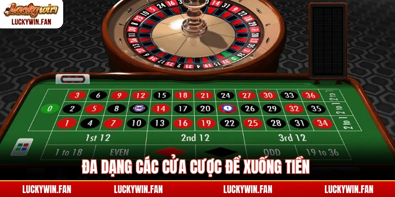 Đa dạng các cửa cược để xuống tiền