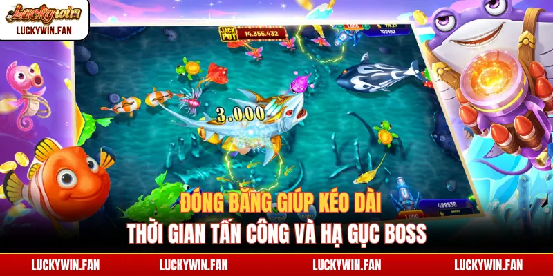 Đóng băng giúp kéo dài thời gian tấn công và hạ gục boss