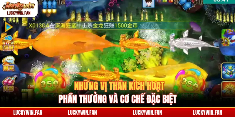 Những vị thần kích hoạt phần thưởng và cơ chế đặc biệt